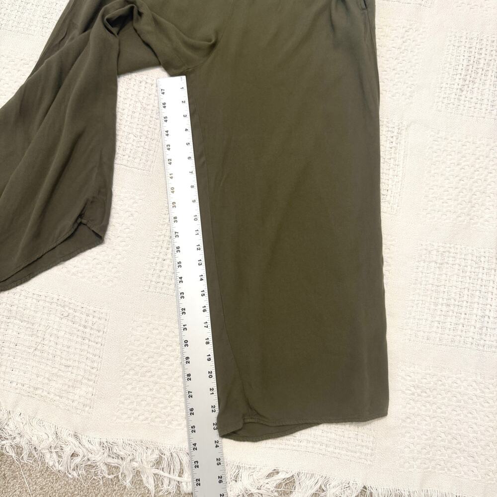 Mimi Chica large smocked cropped wide leg jumpsuit pant pockets P 3098 - Picture 2 of 11